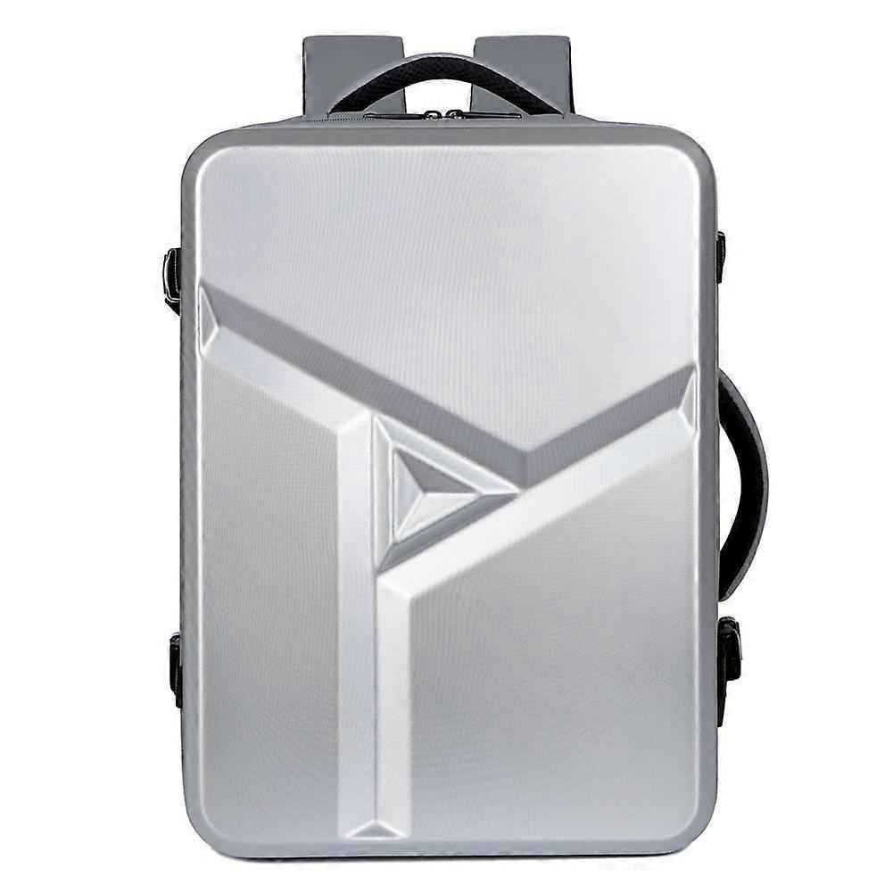 Hard Shell Laptop Backpack for Men Business Travel Backpacks with USB Port Wet Pocket for , Traveling Daily,B