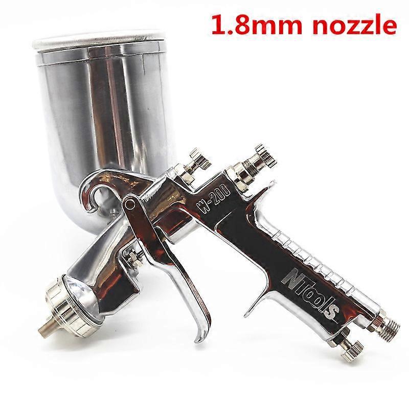 Japan Quality W200 Spray Gun 400cc Cup W-200 Large Diameter High Atomized Paint Spray Gun 1.5/1.8/2.0/2.5mm Nozzle Stainless