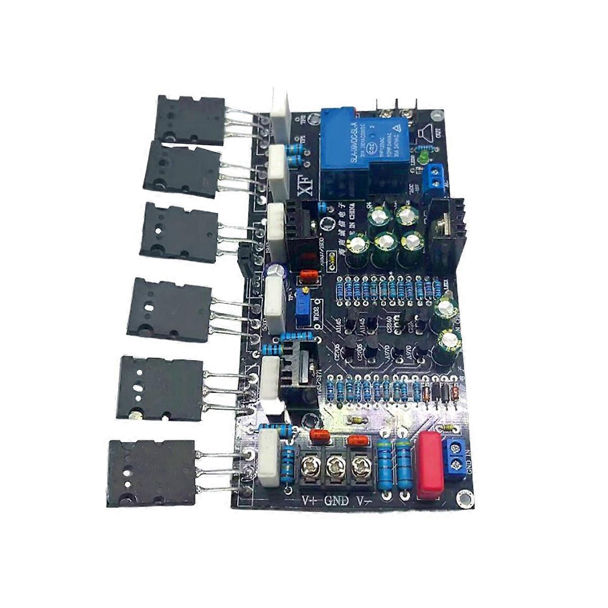 Mono 300W Power Amplifier Board 1943+5200 Rear Stage Power Amplifier Board with Speaker Protection