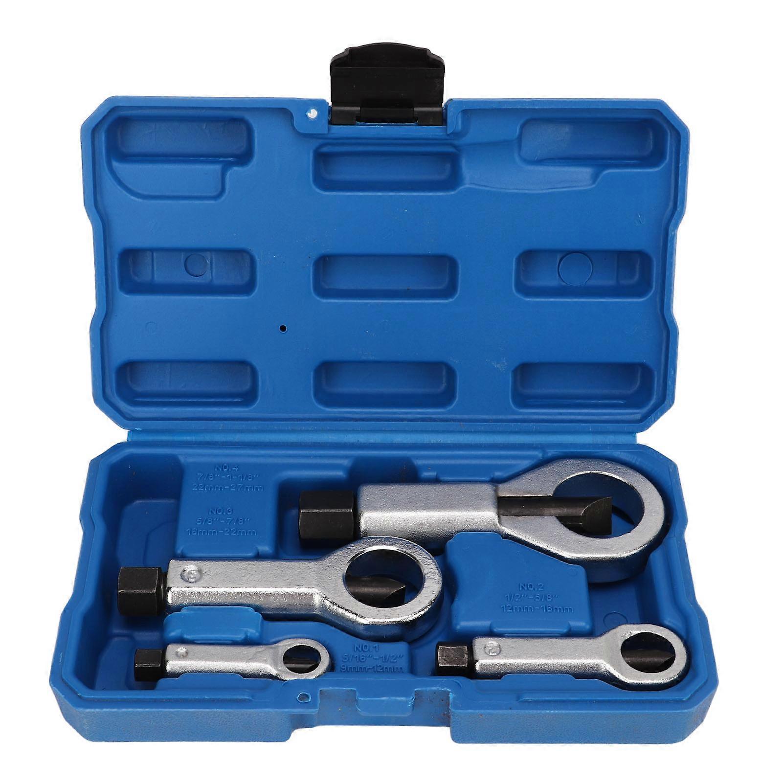 Manual Pressure Nut Cracker Remover Extractor Tool Heavy Duty Nut Splitter Broken Damaged Nut Removal Splitting Tools