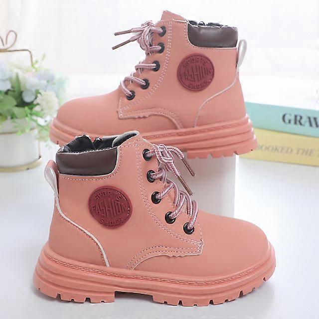 מגפי ילדים לבנים בנות יוניסקס ילדים מגפי קרסול אופנתיים 2024 מגפי גומי חורף חדשים לגמרי Auutmn פעוטות ילד גדול 21-36