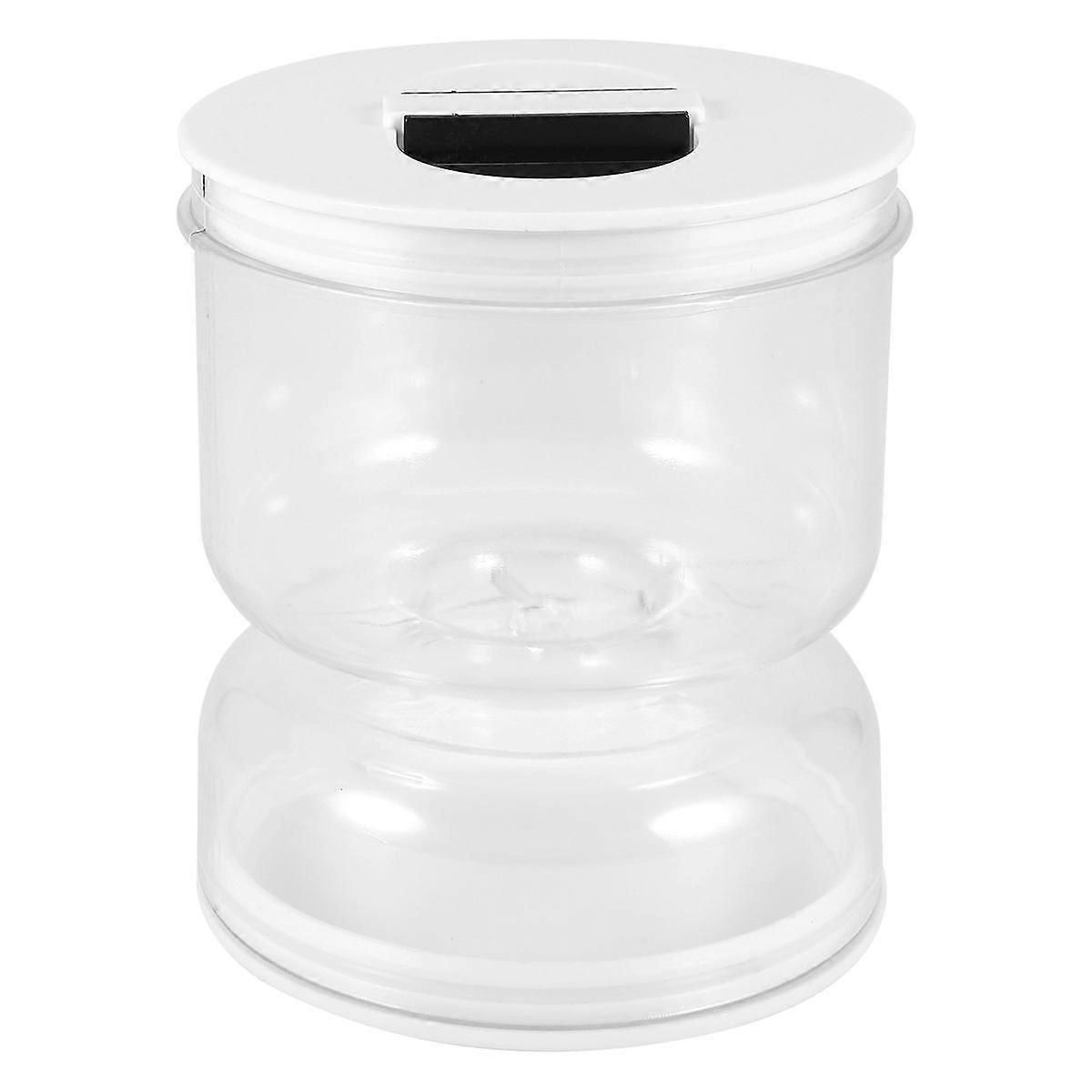 Pickle and Olive Hourglass Jar, Pickle Flip Jar Separated From Wet and Dry, Pickle Jar with Straine