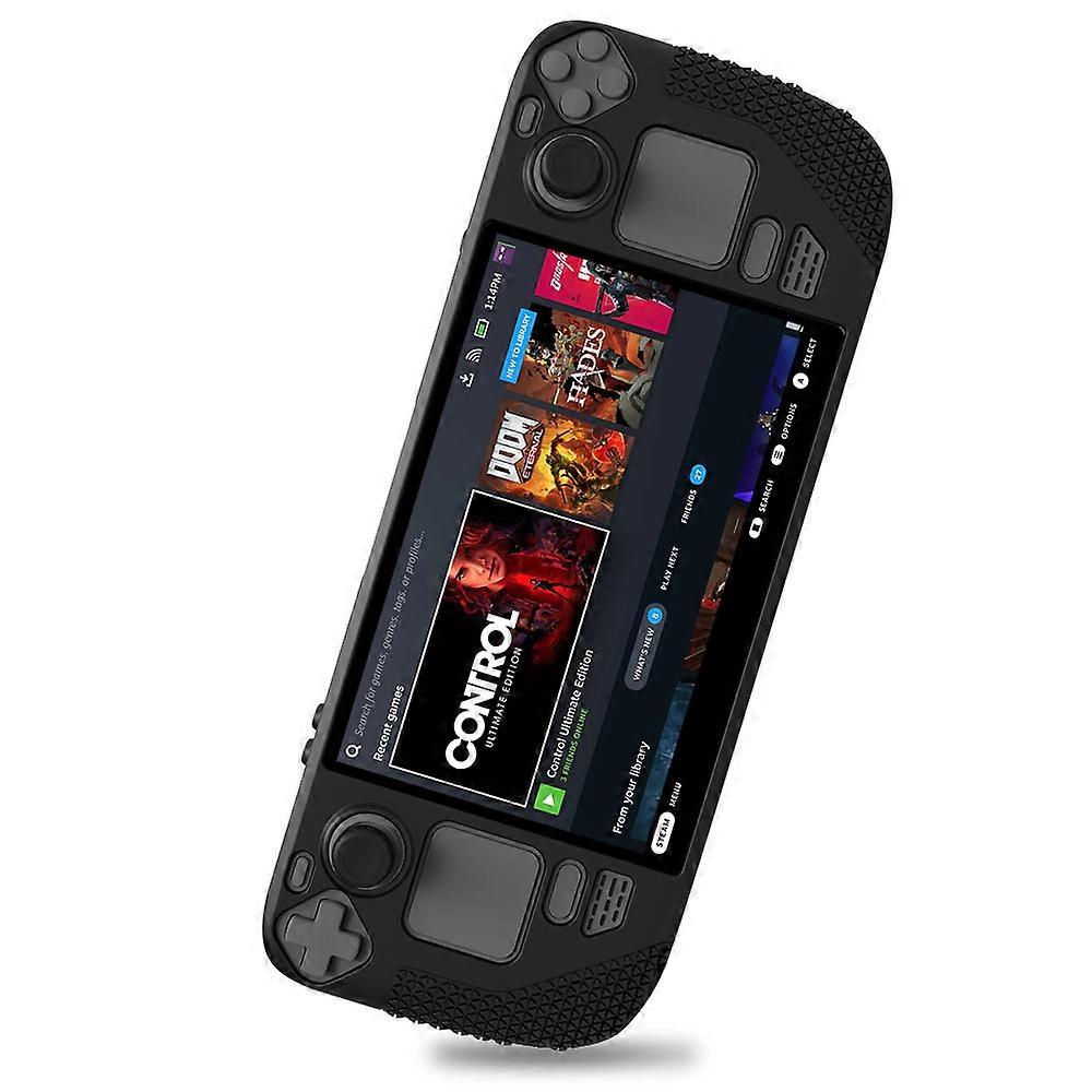 EXSKOF Soft Shell Silicone Protective Case For Steam Deck Game Console Portable Travel Case Cover For Steam Deck Accessories