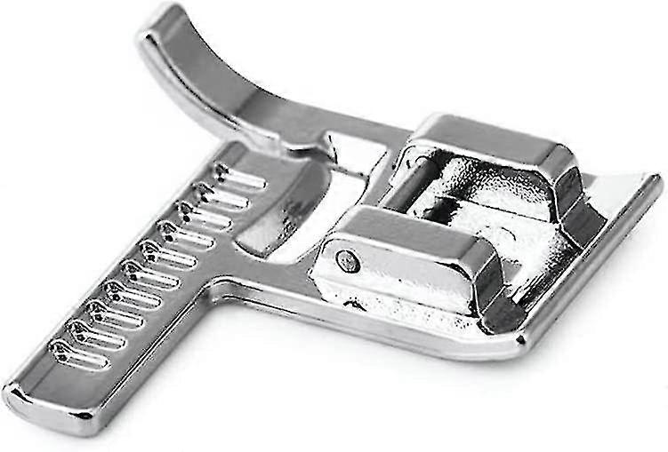 Snap-on Sewing Machine Straight Stitch Guide Presser Foot (silver) (1pcs)