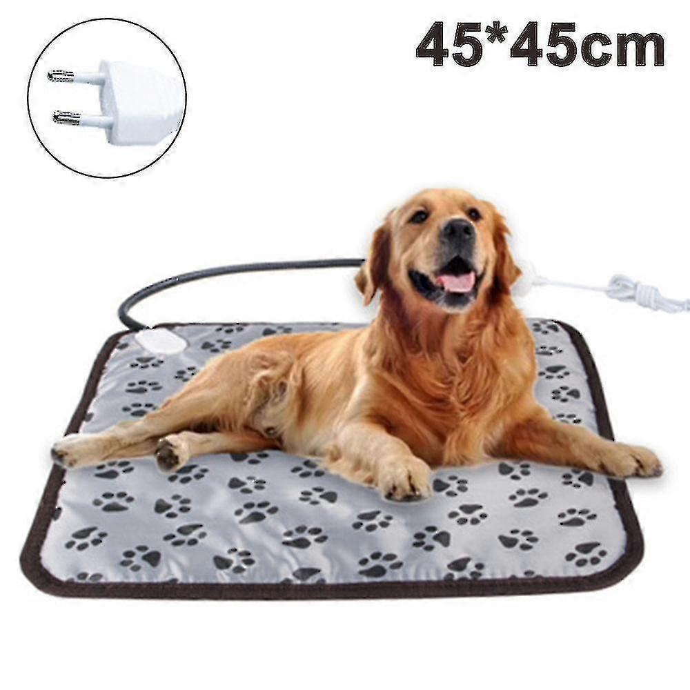 Heating Mat Pet Heating Pad Waterproof Heat Mat Warmer Heated Heating Panel Constant Temperature Electric Blanket Anti-bite Line Temperature Setting F