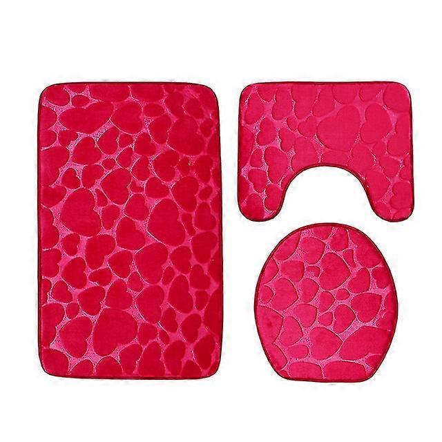 Badkamer Mat Set van 3 stuks