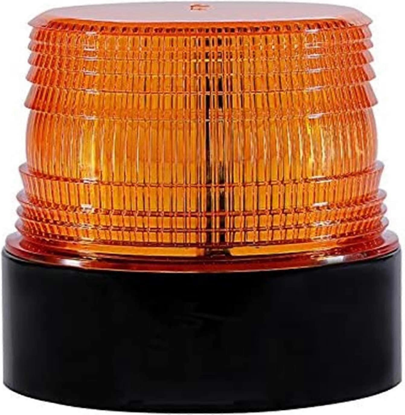 12v Amber Led Beacon Wireless Strobe Light Magnetic Flashing Lights Emergency Signaling Lights For Auto Vehicle | Rechargeable