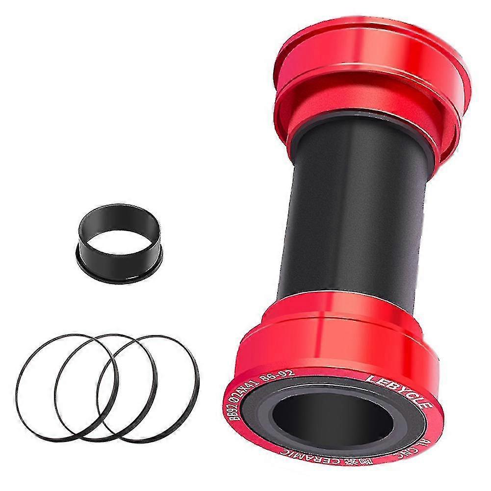 Lebycle Bb86 Bb92 Bottom Bracket Ceramic Bearing For Bicycle,red