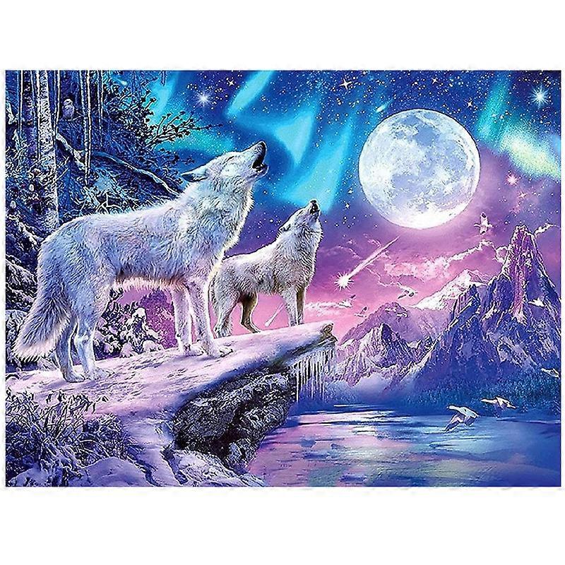 Diamond Painting - 30x40cm - Wolf