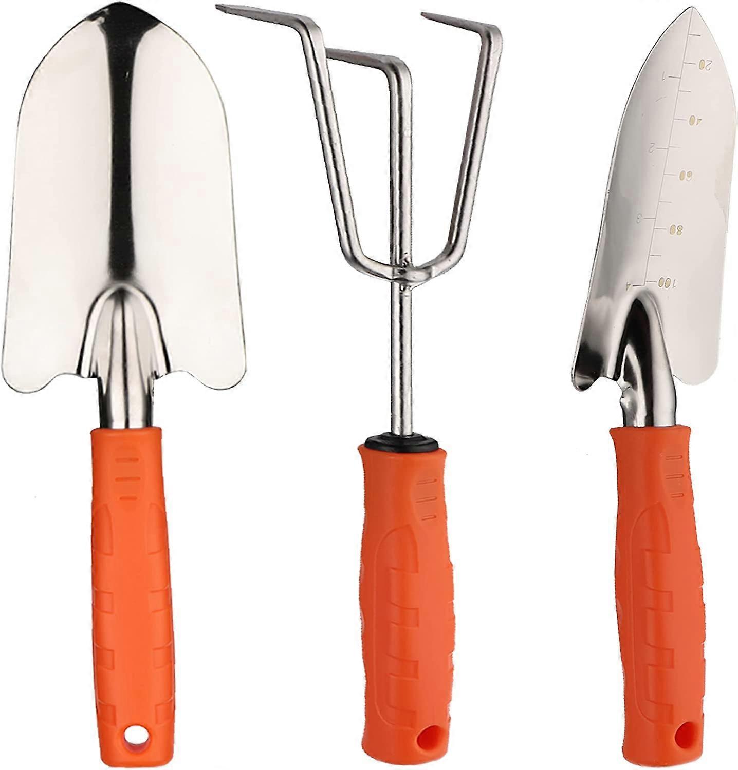 3 Pcs Garden Tools Set, Hand Tool, Heavy-Duty Gardening Tool Kit