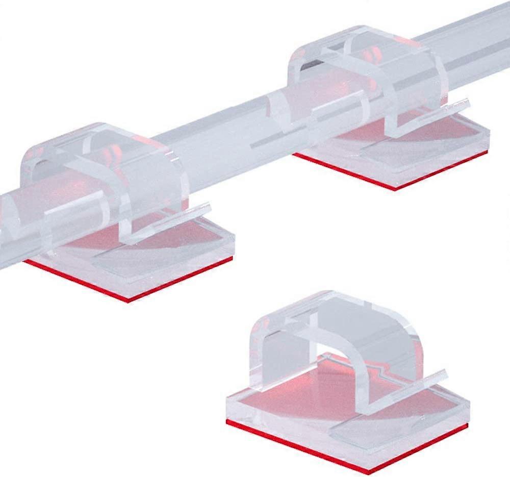 50Pack Bridas autoadhesivas (transparentes)