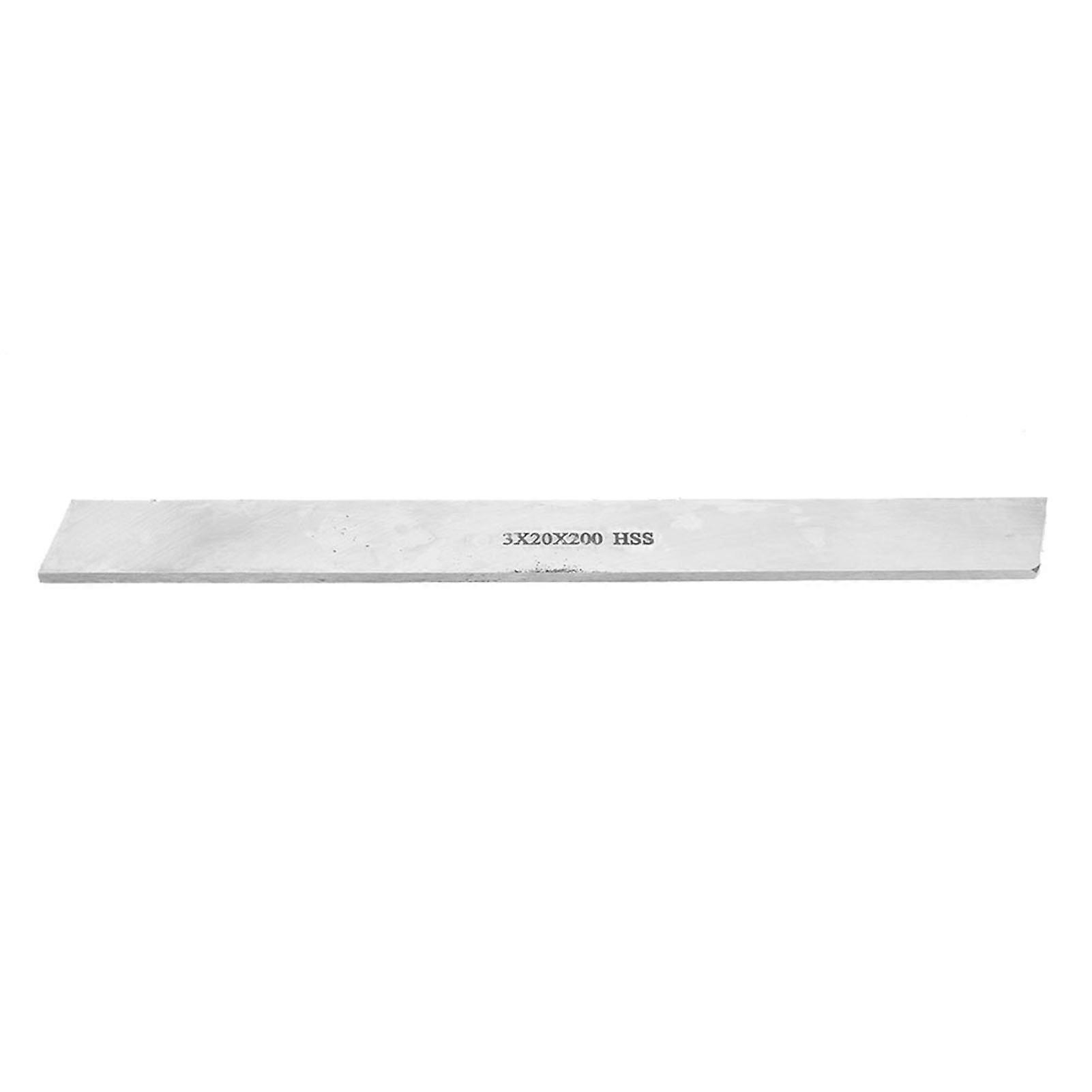 HSS High Speed Steel Lathe Turning Tool Square White Steel Bar Strip (3*20*200mm)