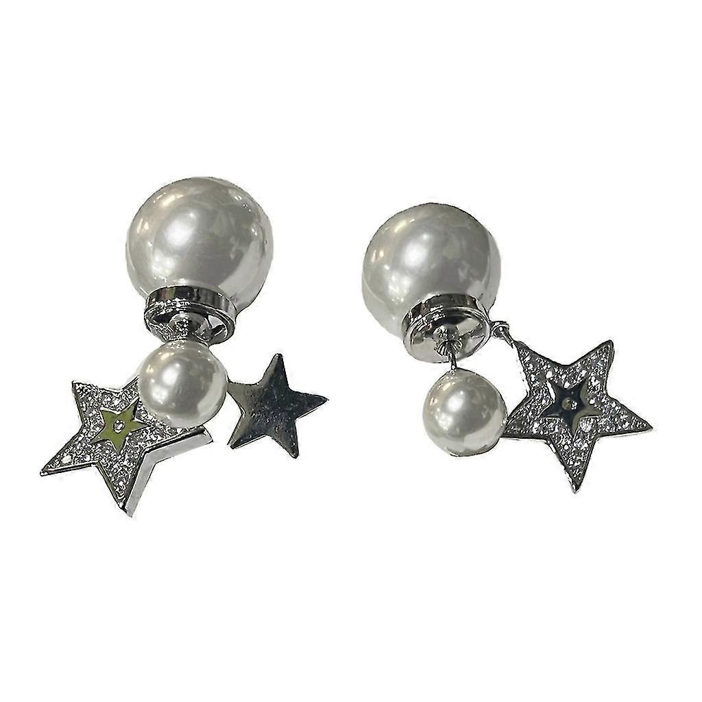 Tiny Simple Post Earring Personalized Star Preal Pendant Stud Earring Jewelry