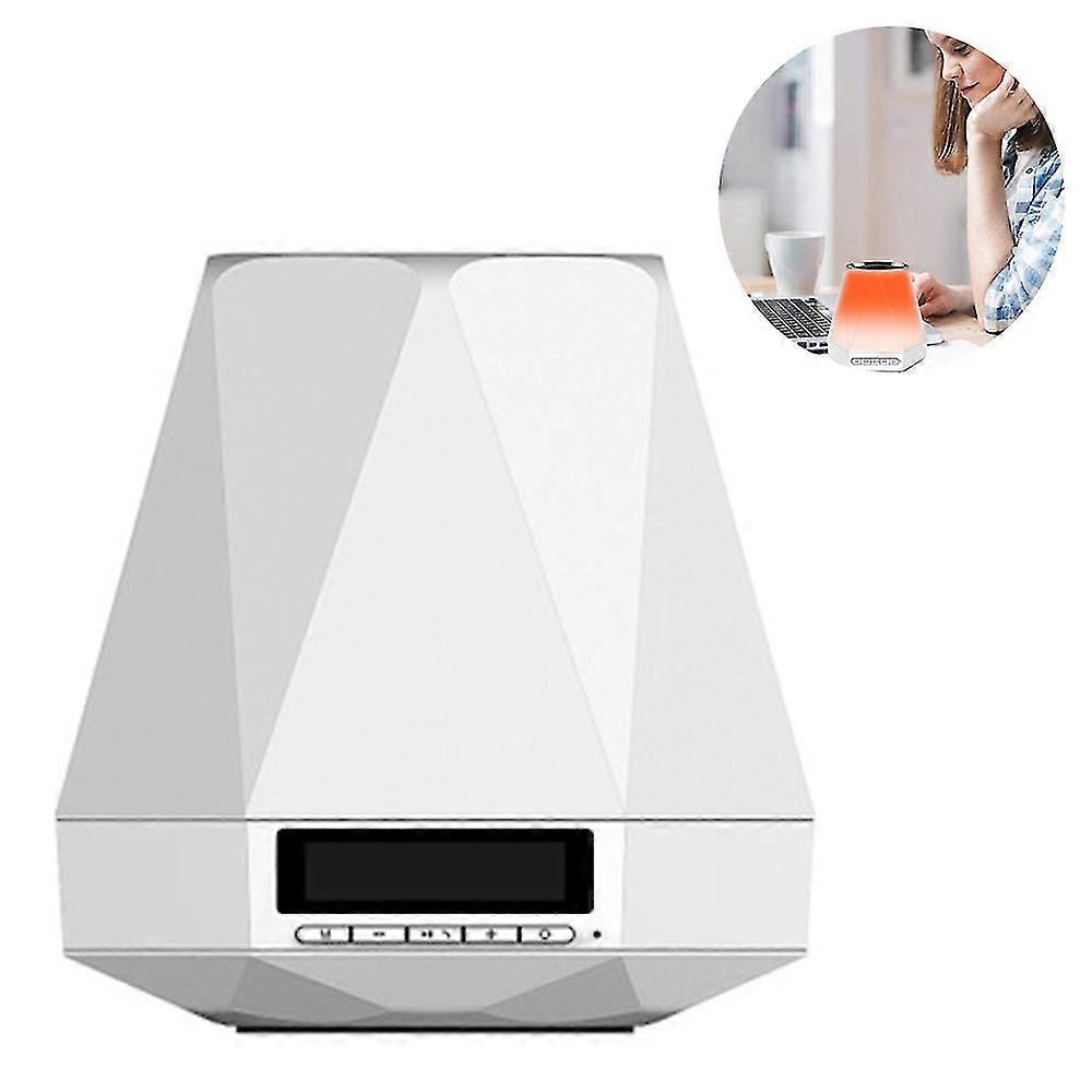Light Bluetooth Speaker, Table Lamp Alarm Clock, Night Light Speakers