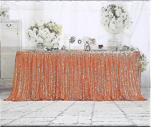 Silver Sequin Tablecloth Christmas Sequin Tablecloth Rectangular Easy Clean Wedding/Party Tablecloth
