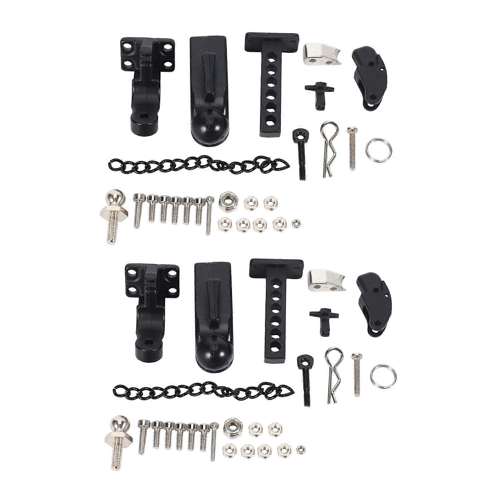 2X Metal Hitch Trailer Hook for SCX10 90046 Traxxas TRX4 1/10 RC Crawler Car Remote Control Car Mod