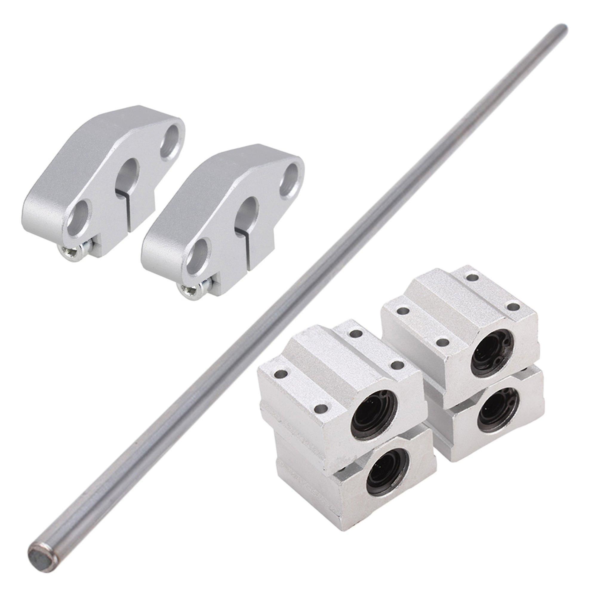 Milling Machines Vertical8mm 500mm Linear Bearing Rail Shaft Optical Axis Slide Block Set