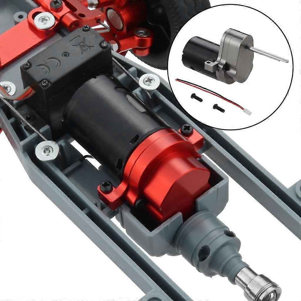 Metal Transmission Box Upgrade for WPL D12 D42 1/10 Scale Remote Control Truck Car - red