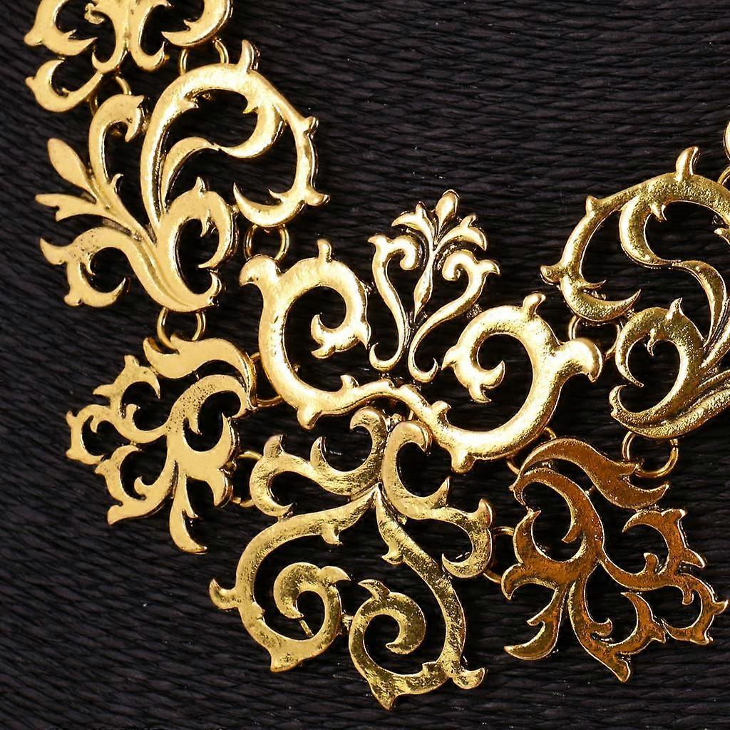 Pendentif à fleurs en filigrane chaud Déclaration Chunk Collier Collier Mariage