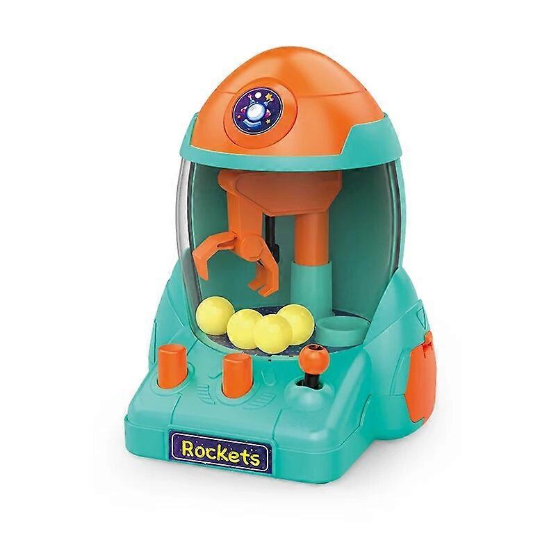 Mini Claw Machine Toy Mini DIY Candy Clip Doll Machine Catch the ball Toy Desktop Interactive Toys Board Game Children's Gifts