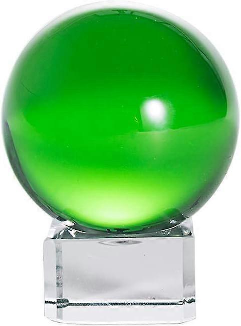 40mm(1.6 inch) Solid Mini Fengshui Crystal Ball Healing Crystals(Green)
