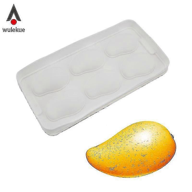 6-găuri Mango-stil Chocolate Mold - 1 buc Reducere(kui)