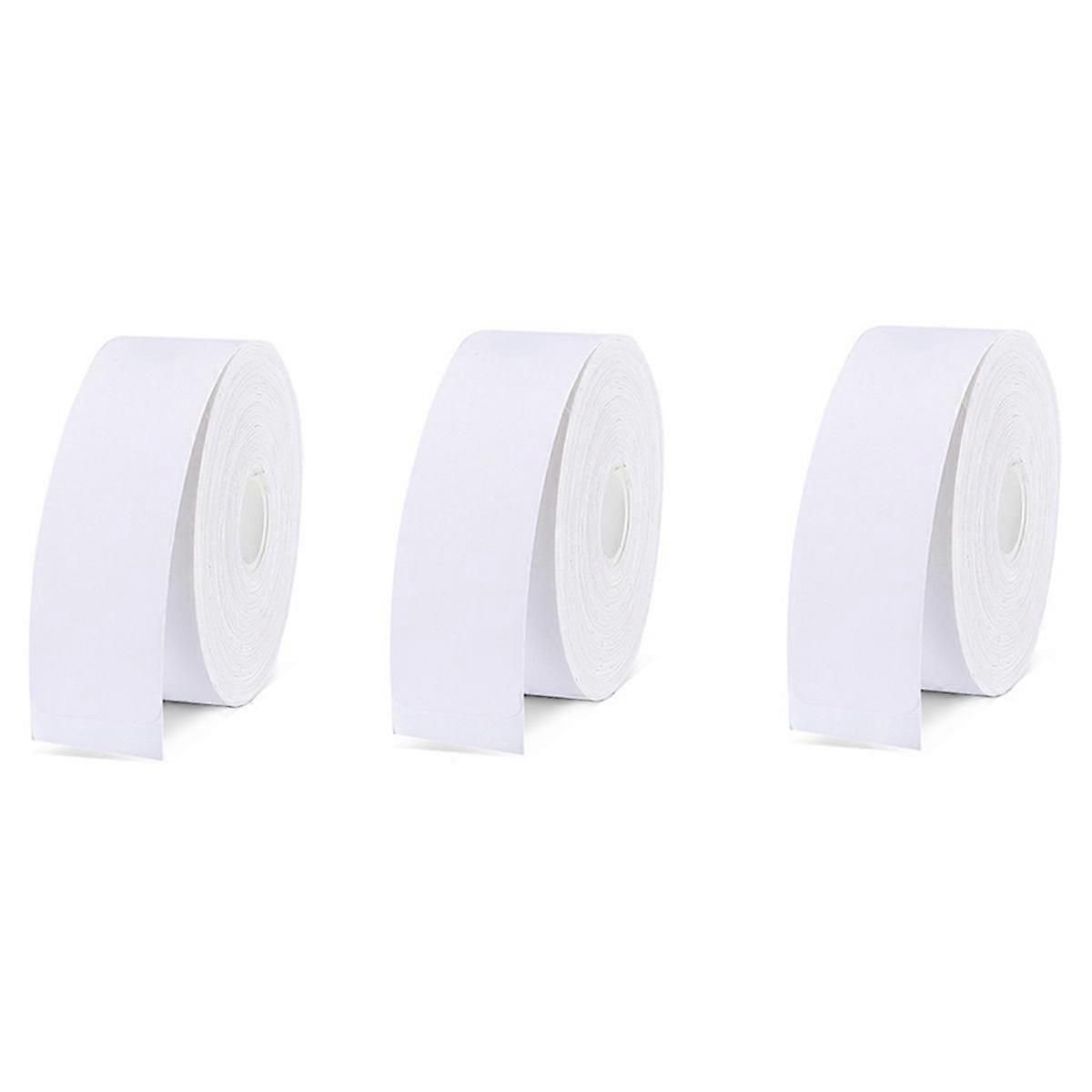 D101 D11 D110 15X50Mm White Label Printing Paper Name Sticker Adhesive Book Stationery Labeling Machine Labels Roll
