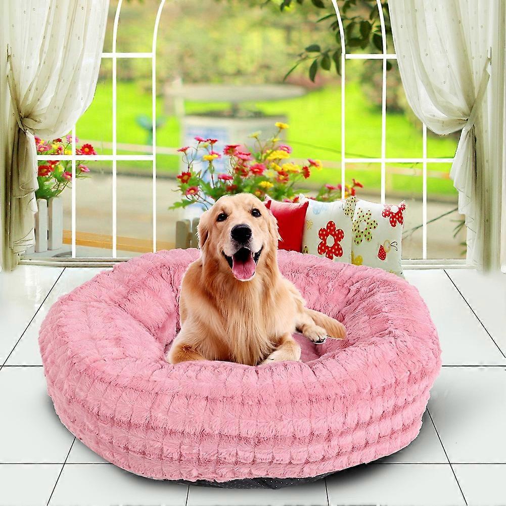 Plush Pet Winter Comfortable Nest House Keep Warm for Cat Small Medium Size Dogpink