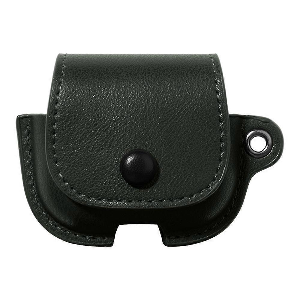 For AirPods 3 Charging Case Cover Backpack Style Leather PC Earbuds Protective Case - Green