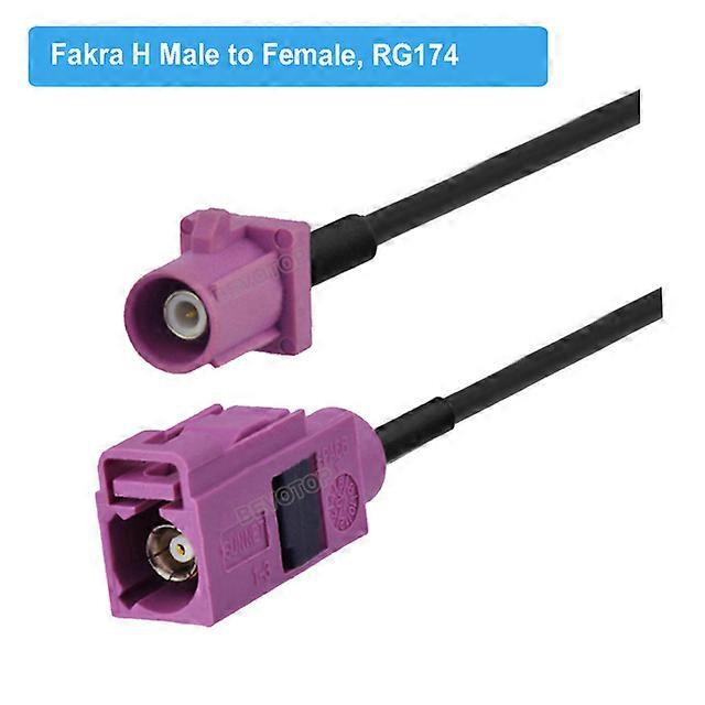 RG174 Cable Fakra A B C D E F G H I K Z Male to Female Pigtail Car Radio Antenna Extension for GPS RF Communications Systems