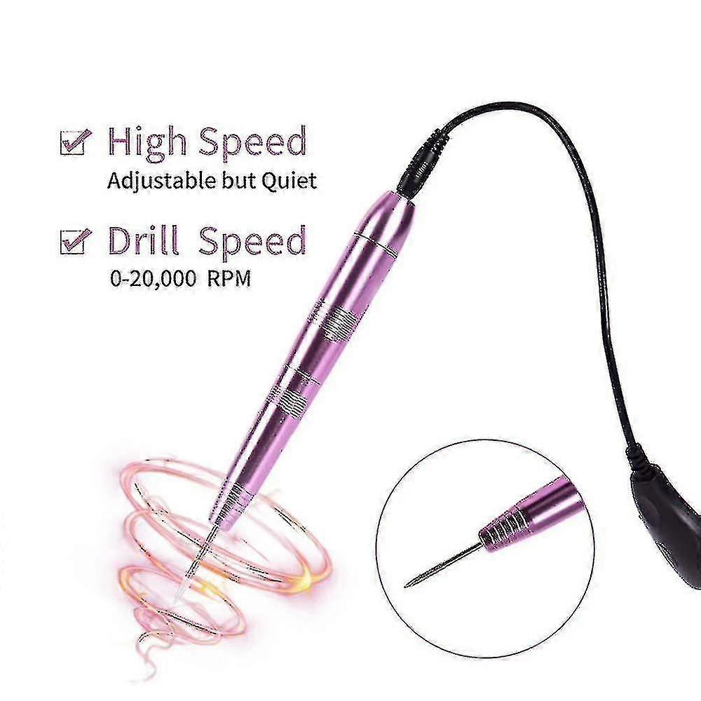 Portable Electric File Mani Pedi Set Kit