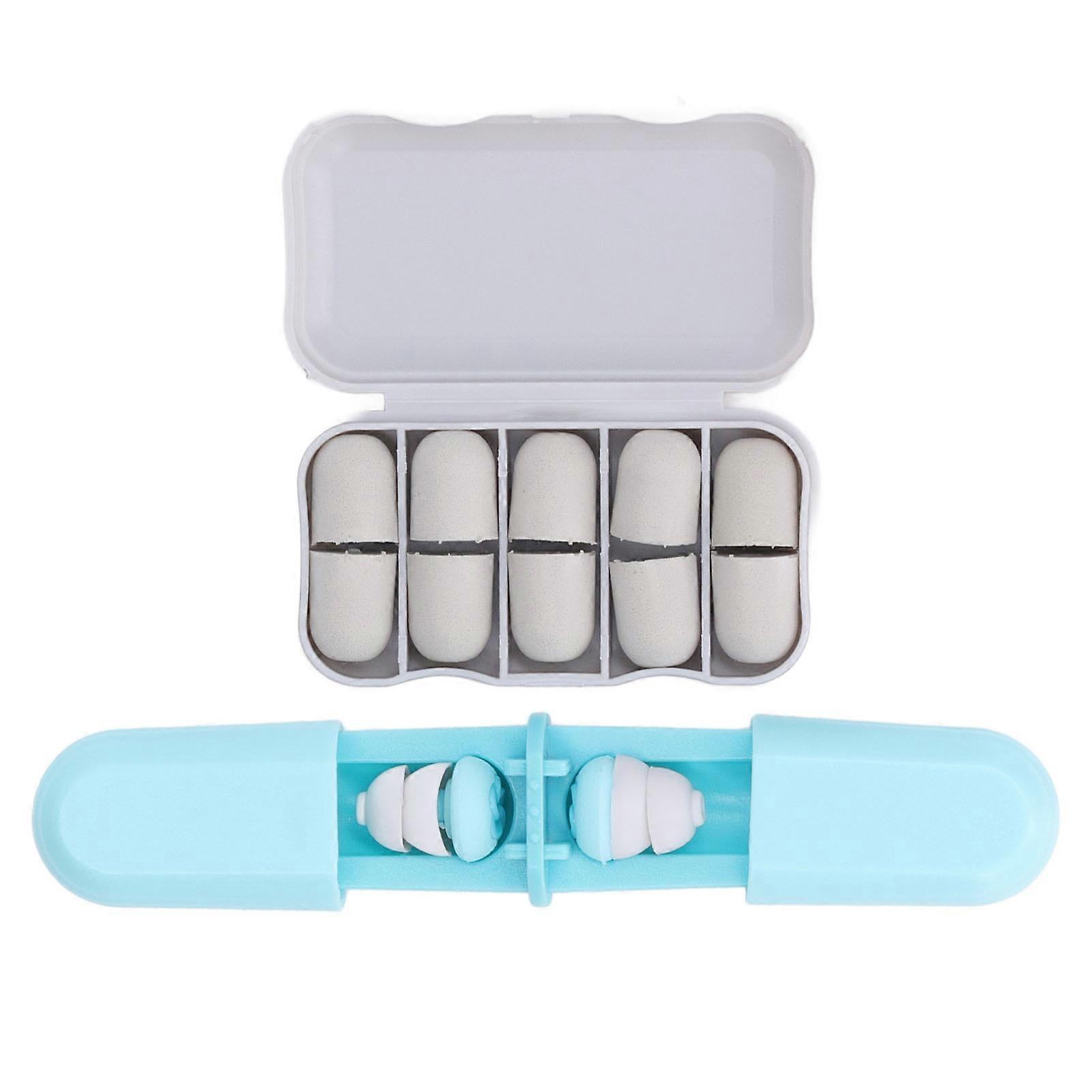 Blå støyreduserende ørepropper for studentinternatstudie - Super lydisolerende støyreduserende søvnørepropper