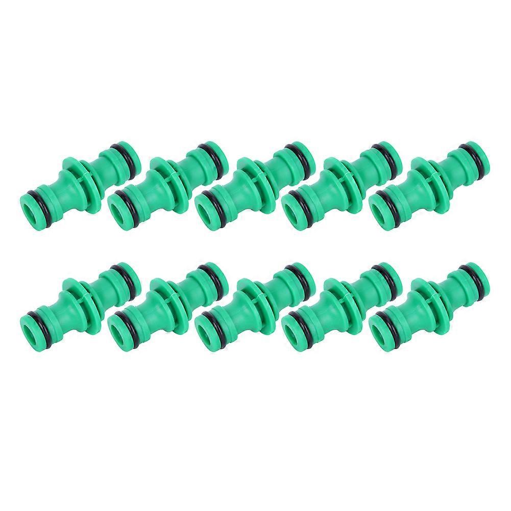 10Pcs Plastic Garden Irrigation Quick Connectors for Water Pipe Hose Connector Tool