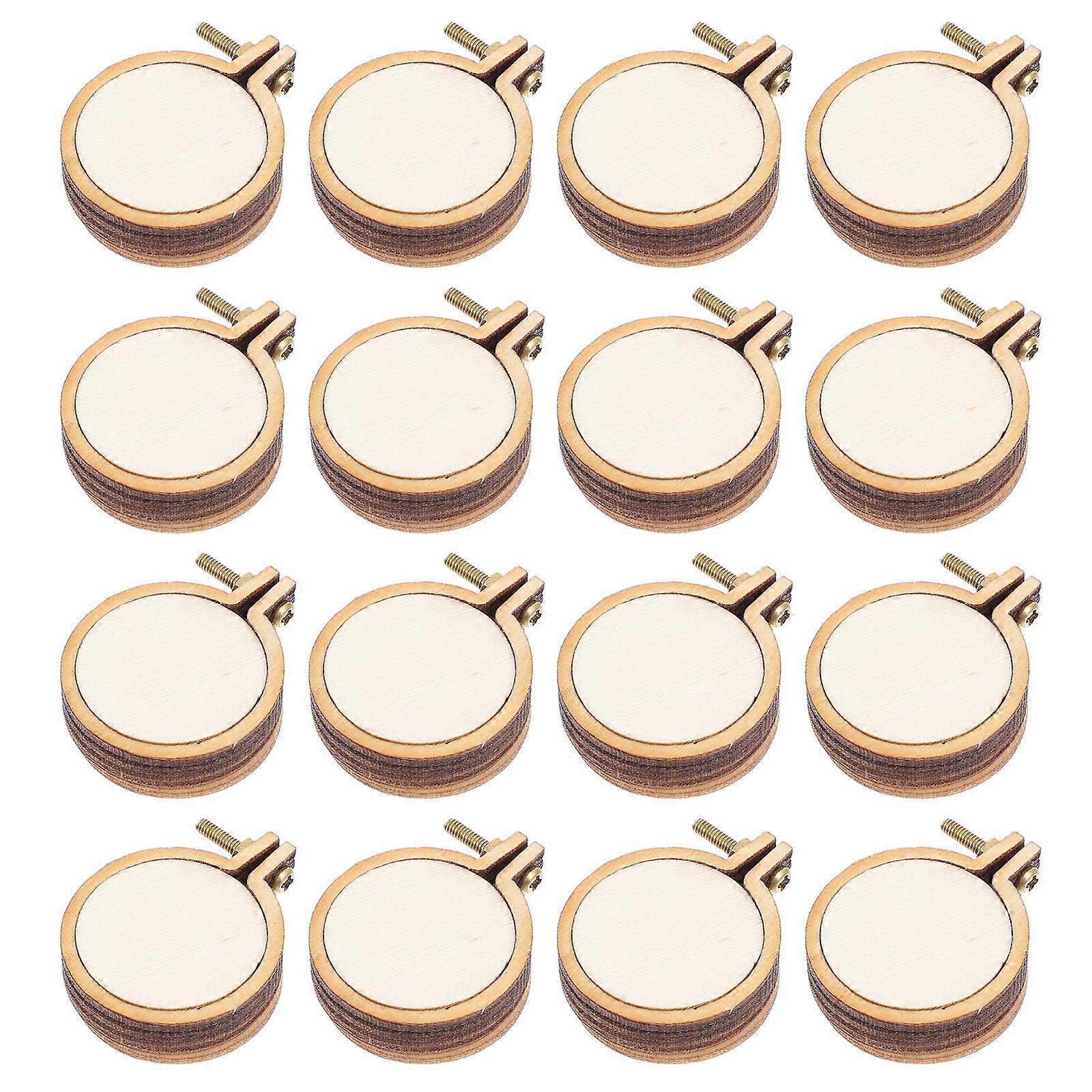 20 sets of Mini Embroidery Pendants DIY Jewelry Making Findings DIY Decorations
