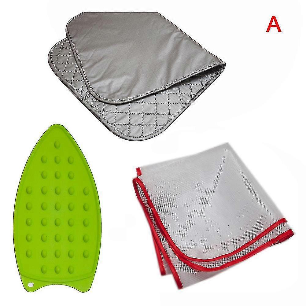 מחצלת גיהוץ נייד גיהוץ שמיכה עמיד בחום כיסוי פד עם כרית מנוחה ברזל סיליקון עבור