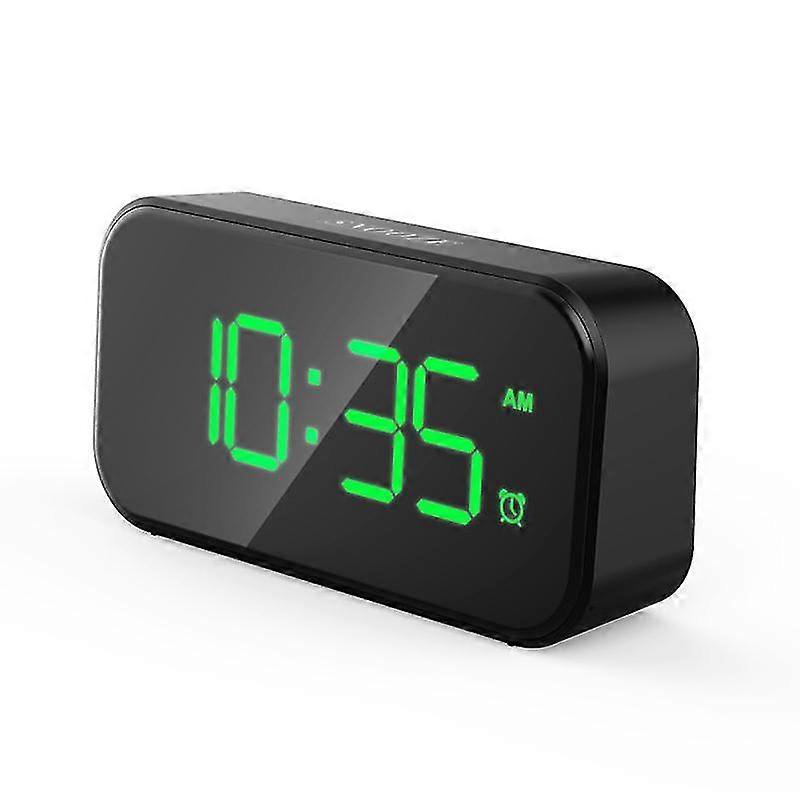 Digital Dimmable Alarm Clock Large LED Screen USB Interface Home Office Decor-ZZY