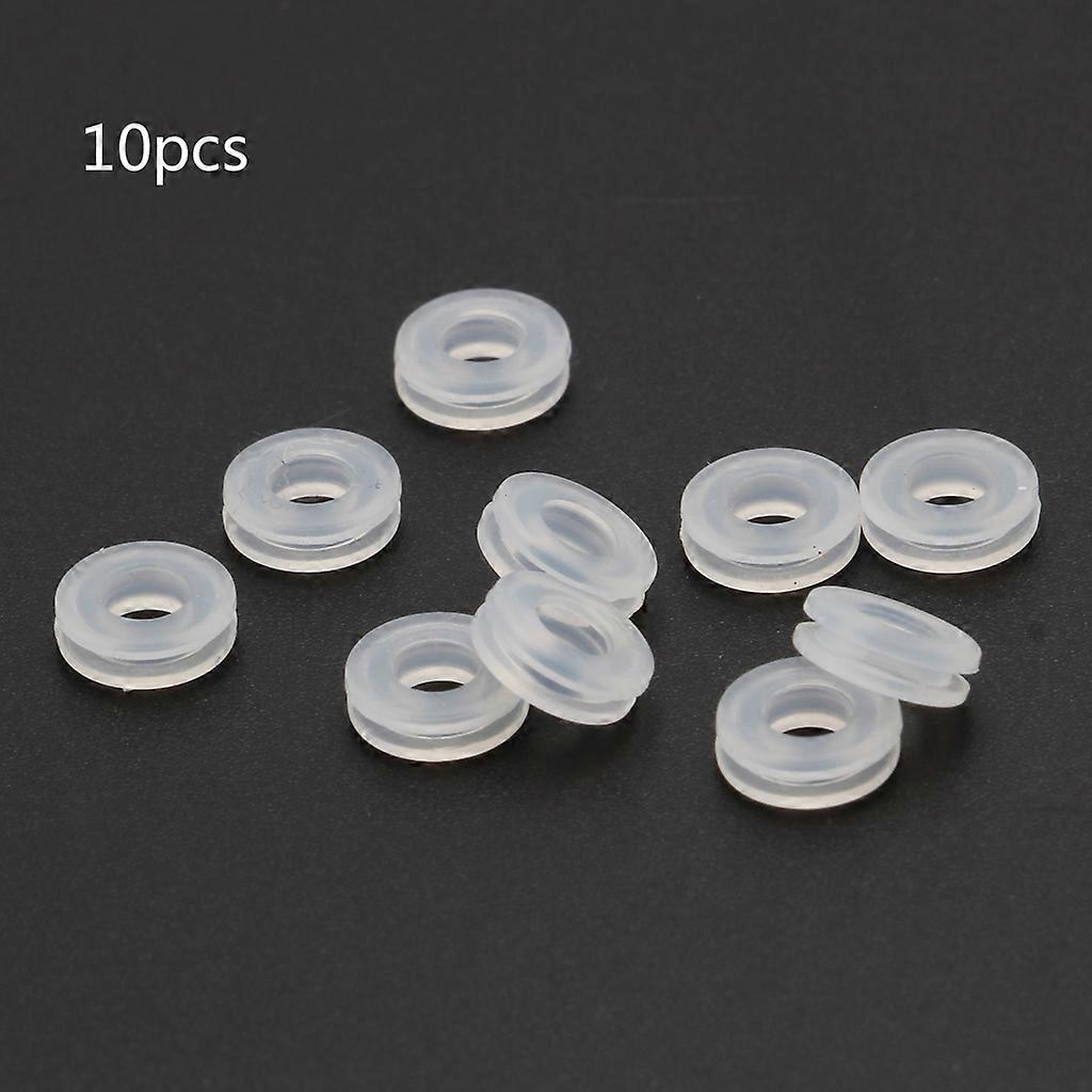 10Pcs/set Earring Back Disc Pads to Stabilize Earring Clear Plastic Earring