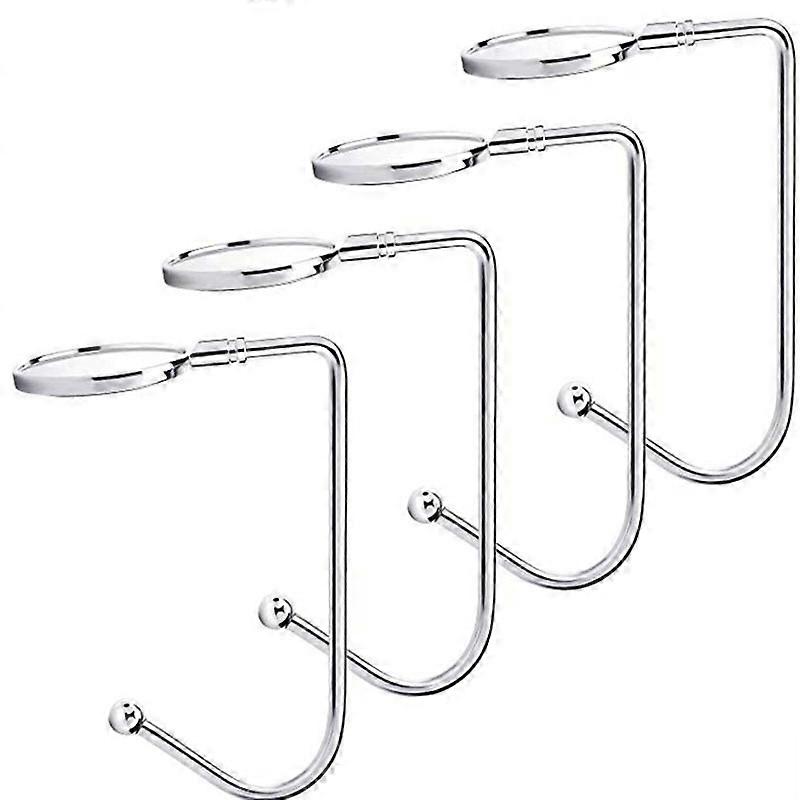4pcs Christmas Stocking Holders Coat Hooks Office Bag Hanger