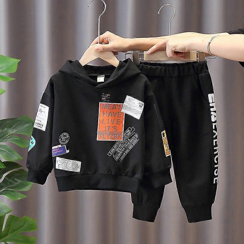 Barnkläder 2021 Vår Höst Småbarn Barnkläder T-shirt + Byxor Kläder Barnkläder Sportdräkter För Barnkläder Set