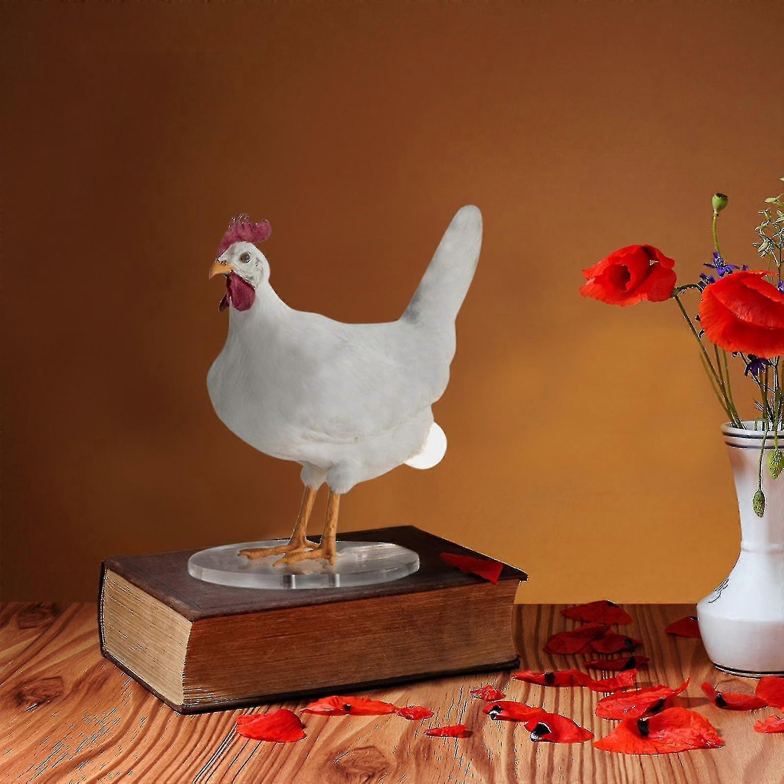 Chicken Led Lights Eggs Night Light Taxidermy Chicken Egg Desk Lamp
