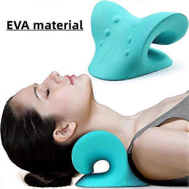 Neck Shoulder Stretcher Relaxer Cervical Chiropractic Traction Device Pillow for Pain Relief Cervical Spine Alignment Gift