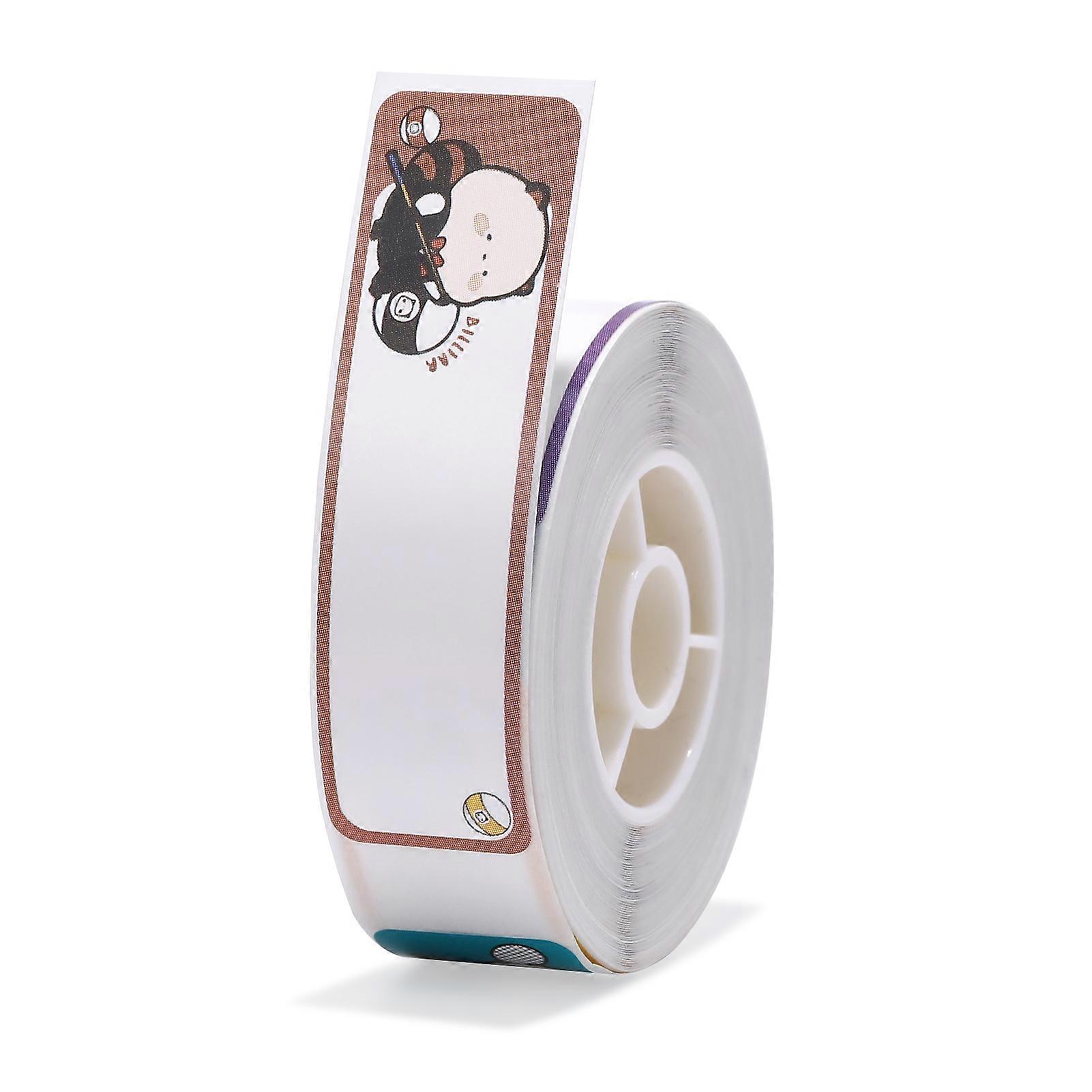 Label Paper Thermal Printing Paper Name Price Size Barcode Sticker Waterproof Tear Resistant 14x50mm 130sheets/roll Compatible with D11 Label Printer