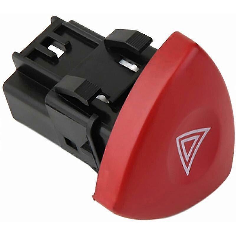 8200442724 Emergency Warning Red Hazard Light Switch Button Red Hazard Light Switch For Espace MK4 Laguna MK2 Trafic Vauxhall Trafic Vauxhall Vivaro,9
