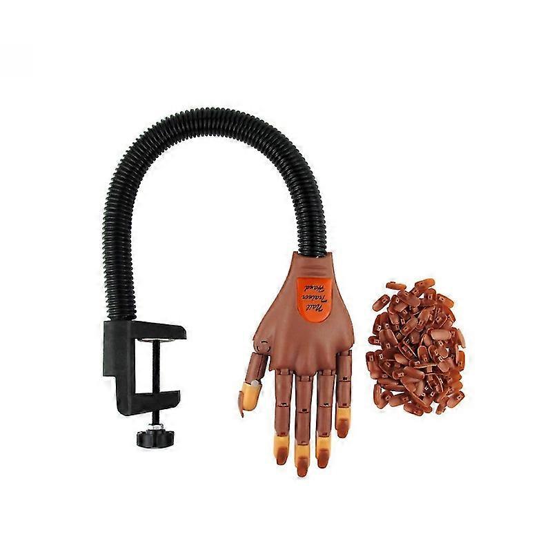 Practice Hand, Nail Display Manicure Supply With 200pc Nails, Flexible