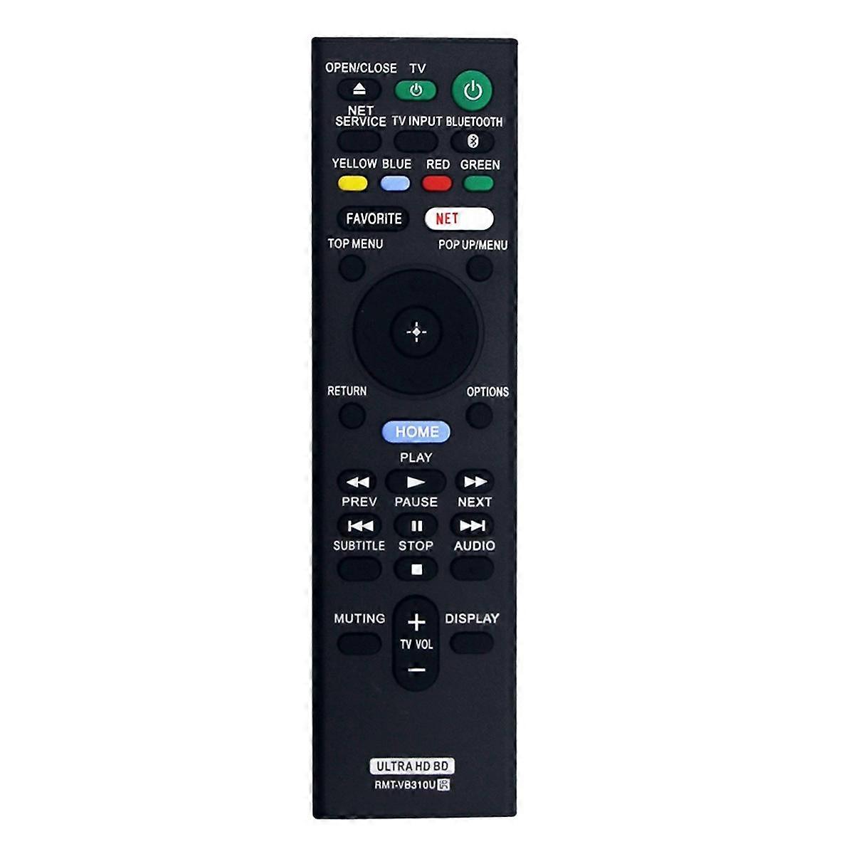Replace -VB310U Remote Control for -VB310U ULTRA HD Blu-Ray BD DVD Disc Player