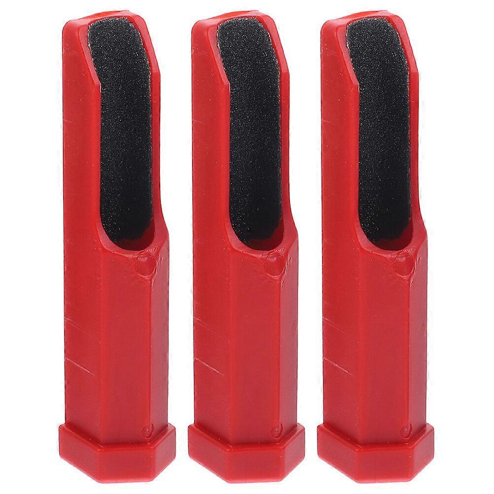 3 Stück Pool-Queue-Tip-Shaper Kunststoff-Trimmer-Queue-Krawatte Polier-Queue-Tip-Reparaturtrimmer
