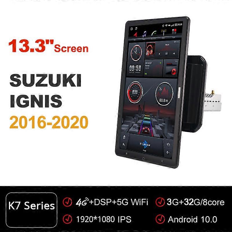 Tesla Style IPS Android 10 Lettore DVD Per Auto 1920 * 1080 Navigazione GPS Stereo Audio Multimediale Per Suzuki IGNIS 2016 -2020 Autoradio