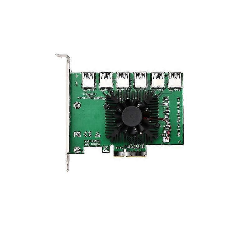 Pci Express Multiplier Pcie 1 To 6 Usb3.0 Riser Card For Pci Express X16 Riser