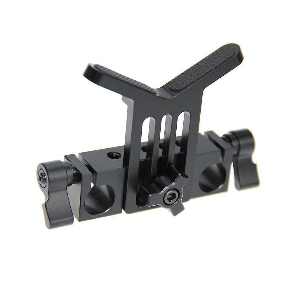 Lanxri Lens Support 15mm Rod Clamp Rail Block for DSLR Rig Rod Support Rail System
