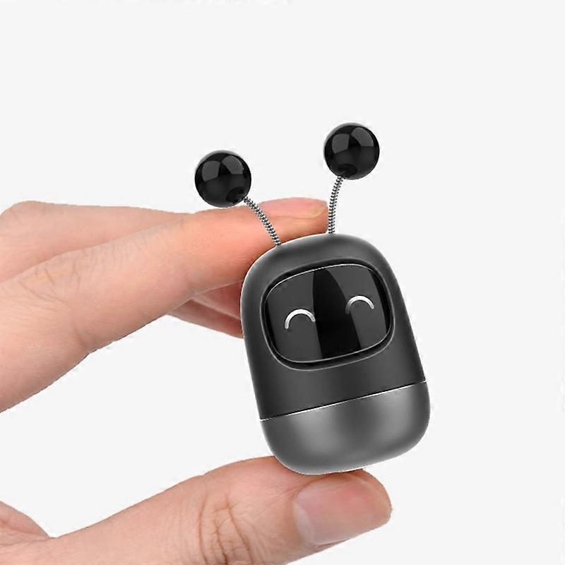 Sød robot aromaterapi Auto Air Outlet Parfume Langtidsholdbar duftclips diffusor + solid bilparfume